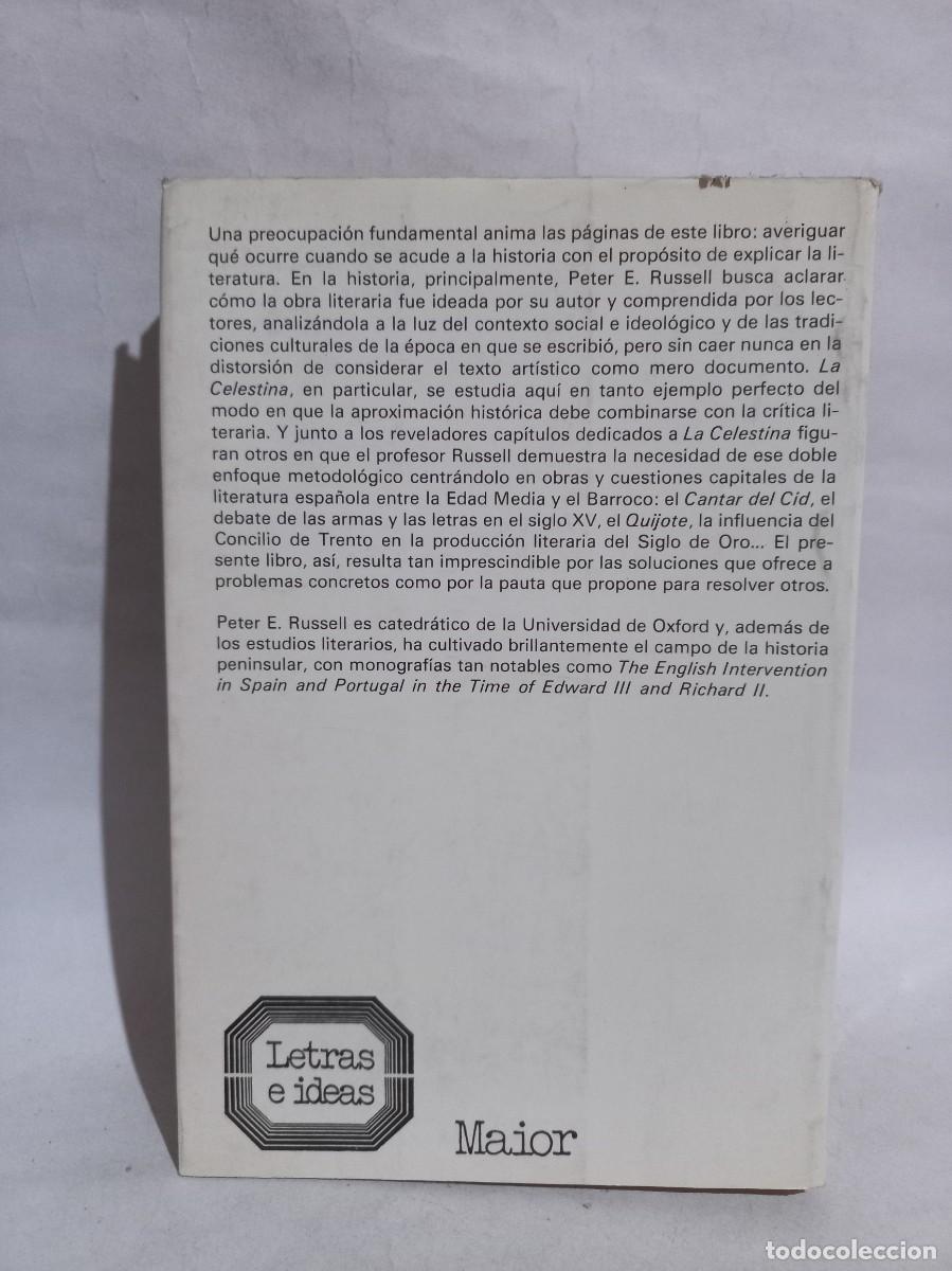 Libros de segunda mano: P. E. Russell - Temas de &rdquo;La Celestina&rdquo; - Primera edici&oacute;n - 1978 - Foto 4