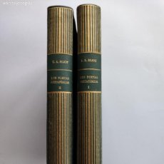 Libros de segunda mano: LOS POETAS METAFÍSICOS. T.S. ELIOT. BUENOS AIRES - 1944 - DOS TOMOS - COMPLETO. Lote 393143749