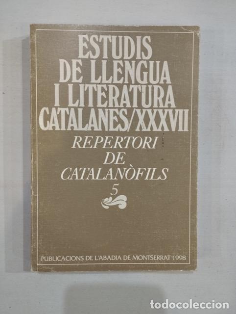 Libros de segunda mano: V.A. - Repertori de catalan&ograve;fils 5 - Foto 1