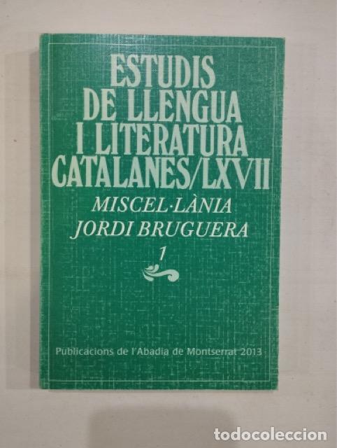 Libros de segunda mano: V.A. - Miscel&middot;l&agrave;nia Jordi Bruguera 1 - Foto 1