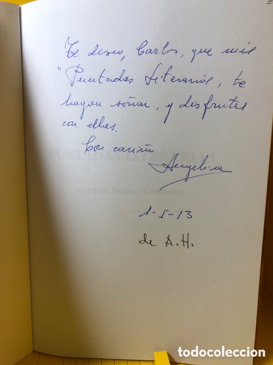 Libros de segunda mano: PUNTADAS LITERARIAS ANGELINA GIMENEZ ● ED. AMANIEL ● ● - Foto 4