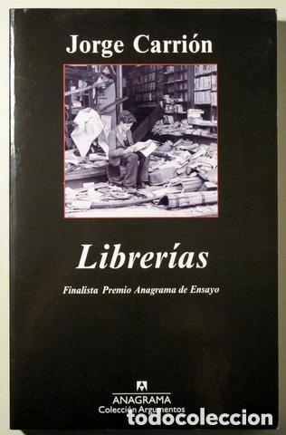 Libros de segunda mano: LIBRER&Iacute;AS - JORGE CARRI&Oacute;N - Foto 1