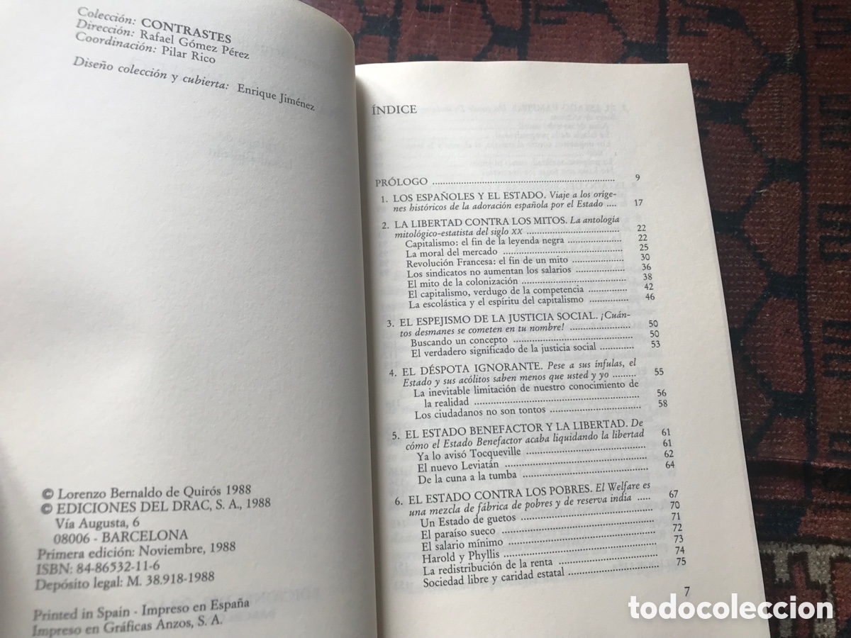 Libros de segunda mano: Proceso al Estado. Lorenzo Bernaldo de Quir&oacute;s. Drac - Foto 4