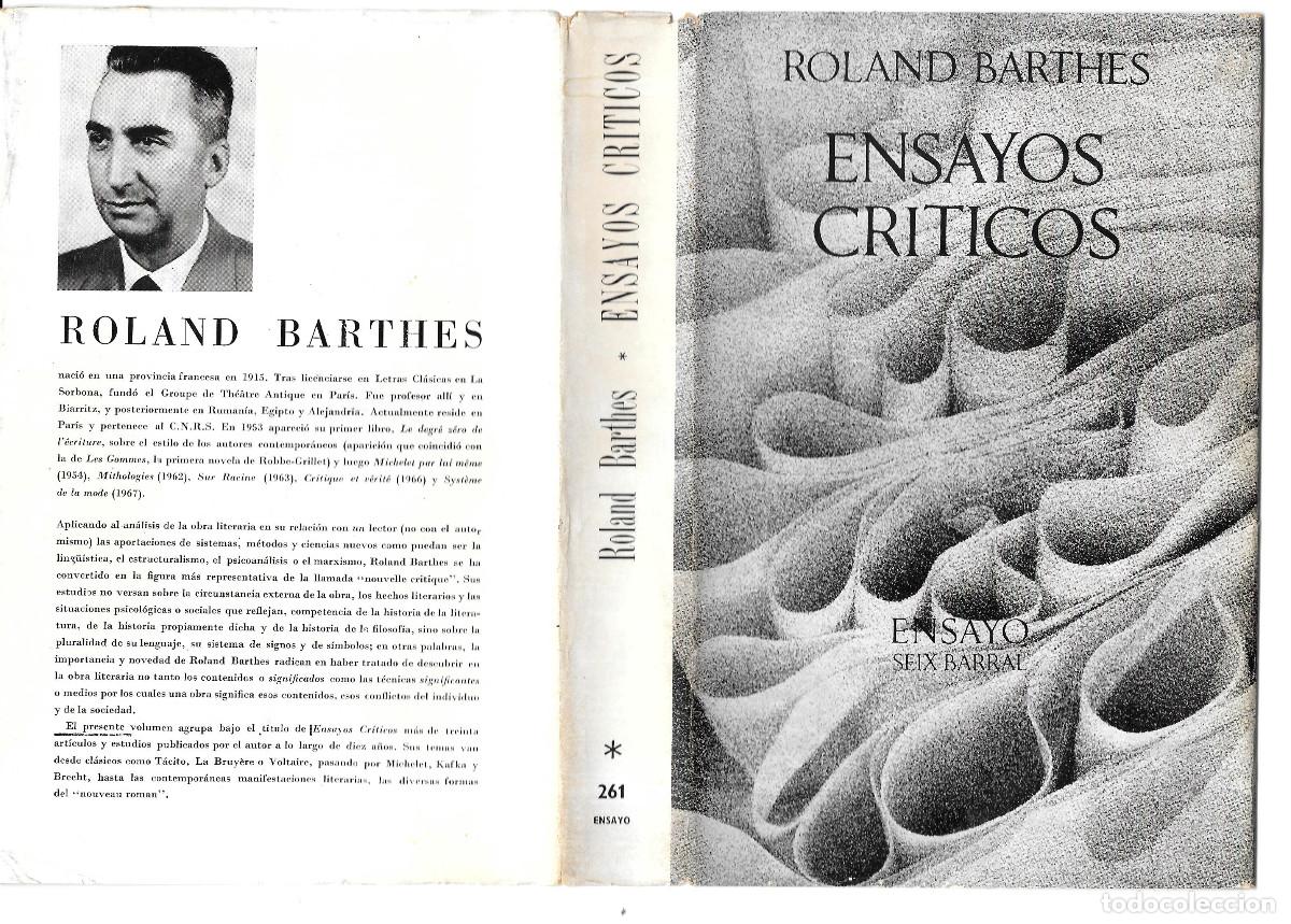 Libros de segunda mano: Roland Barthes - Foto 1