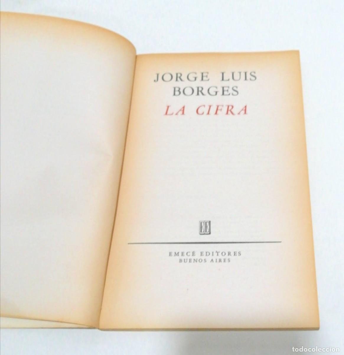 A Cifra - Jorge Luis Borges - Livros