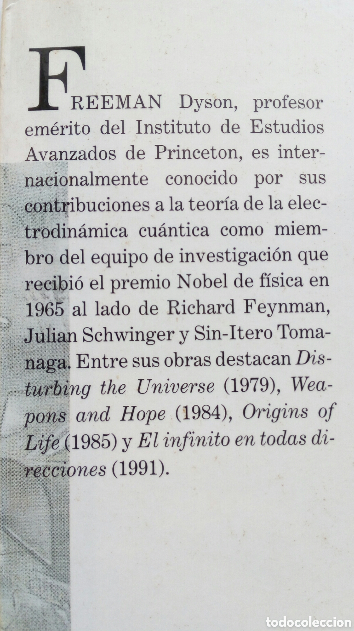 Libros de segunda mano: Mundos del futuro. Freeman Dyson. - Foto 3
