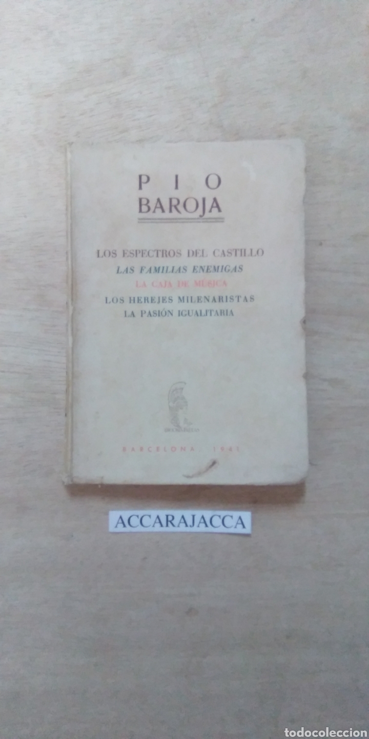 Libros de segunda mano: P&iacute;o Baroja. Los espectros del castillo... - Foto 1