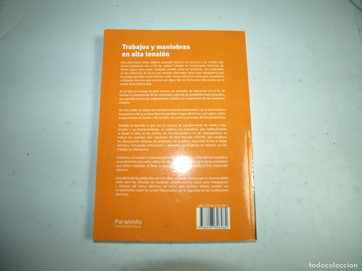 Libros de segunda mano: Trabajos y maneras de alta tension,Paraninfo - Foto 1