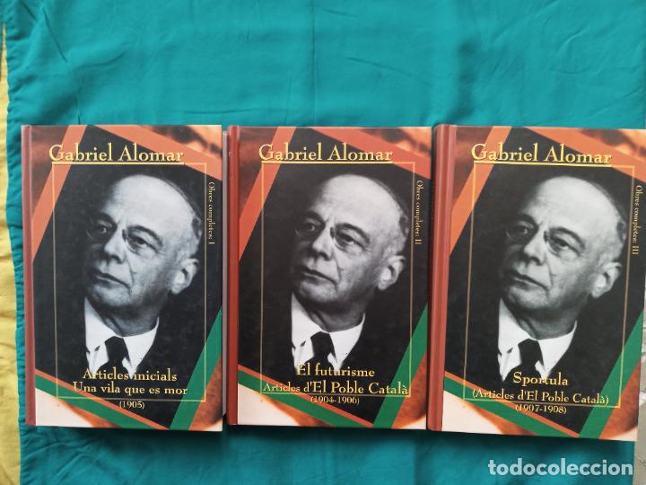 Libros de segunda mano: Gabriel Alomar Obres Completes - 3 Toms - Foto 1