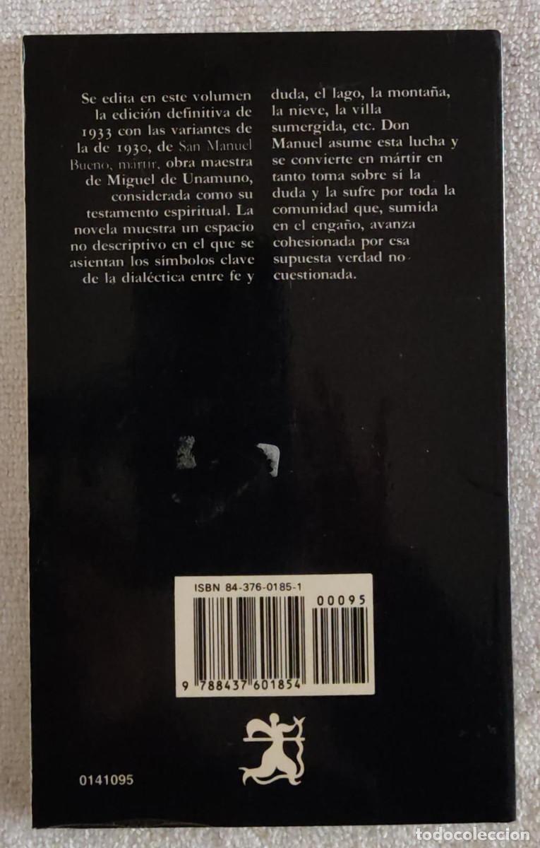 Libros de segunda mano: SAN MANUEL BUENO, M&Aacute;RTIR. - Foto 3