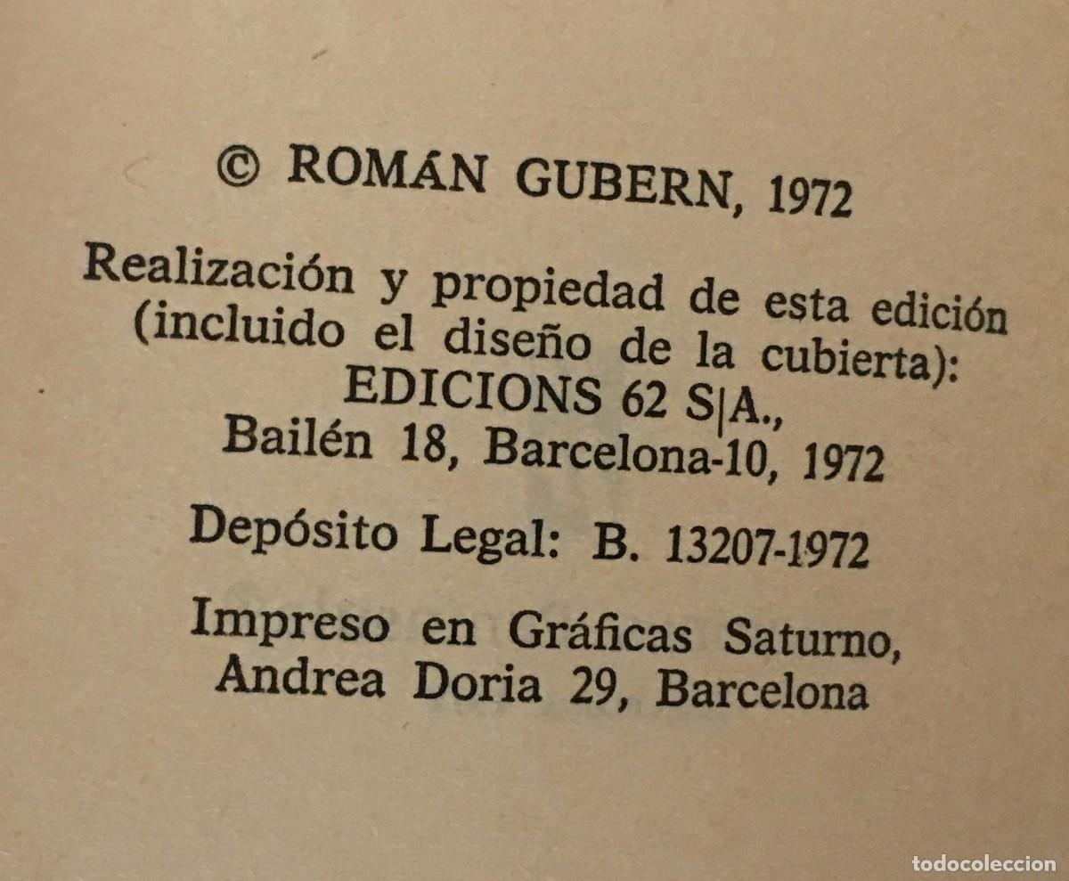 Libros de segunda mano: EL LENGUAJE DE LOS C&Oacute;MICS - ROM&Aacute;N GUBERN - EDICIONES PEN&Iacute;NSULA, PRIMERA EDICI&Oacute;N, 1972 - Foto 7
