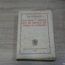 Libros de segunda mano: ARKANSAS1980 LIBRO LITERATURA OBRAS COMPLETAS MENENDEZ PELAYO 7X ESTUDIOS DISCURSOS CRITICA COMPLETA. Lote 403295394