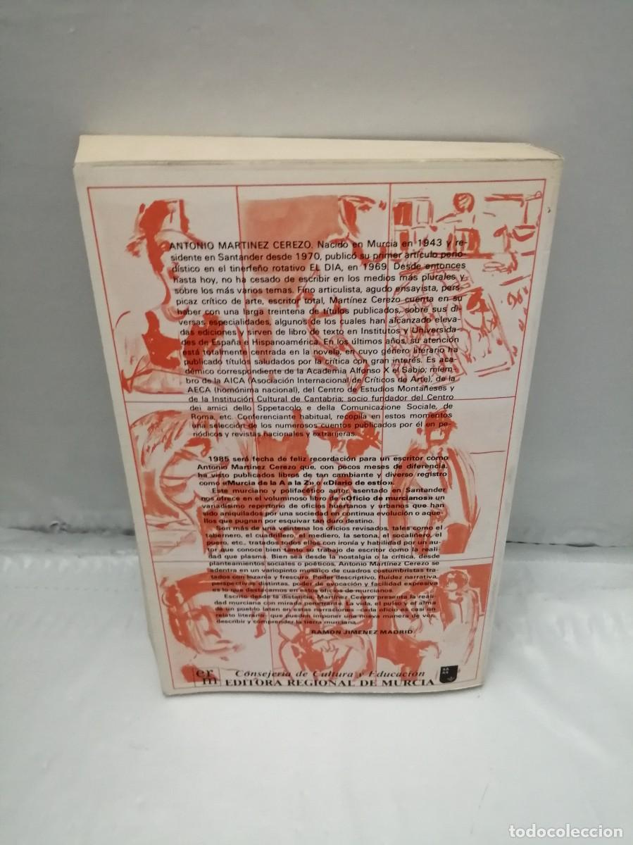 Libros de segunda mano: Oficio de murcianos (Primera edici&oacute;n) - Foto 2