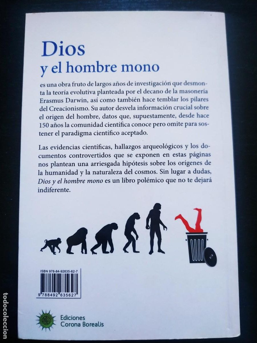 Libros de segunda mano: Dios... y el hombre mono - Frederick Guttmann - Foto 2