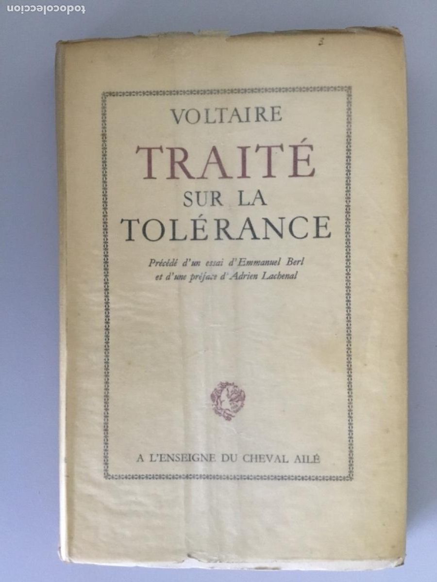 Libros de segunda mano: VOLTAIRE // TRAIT&Eacute; SUR LA TOLER&Aacute;NCE // 1948 - Foto 1
