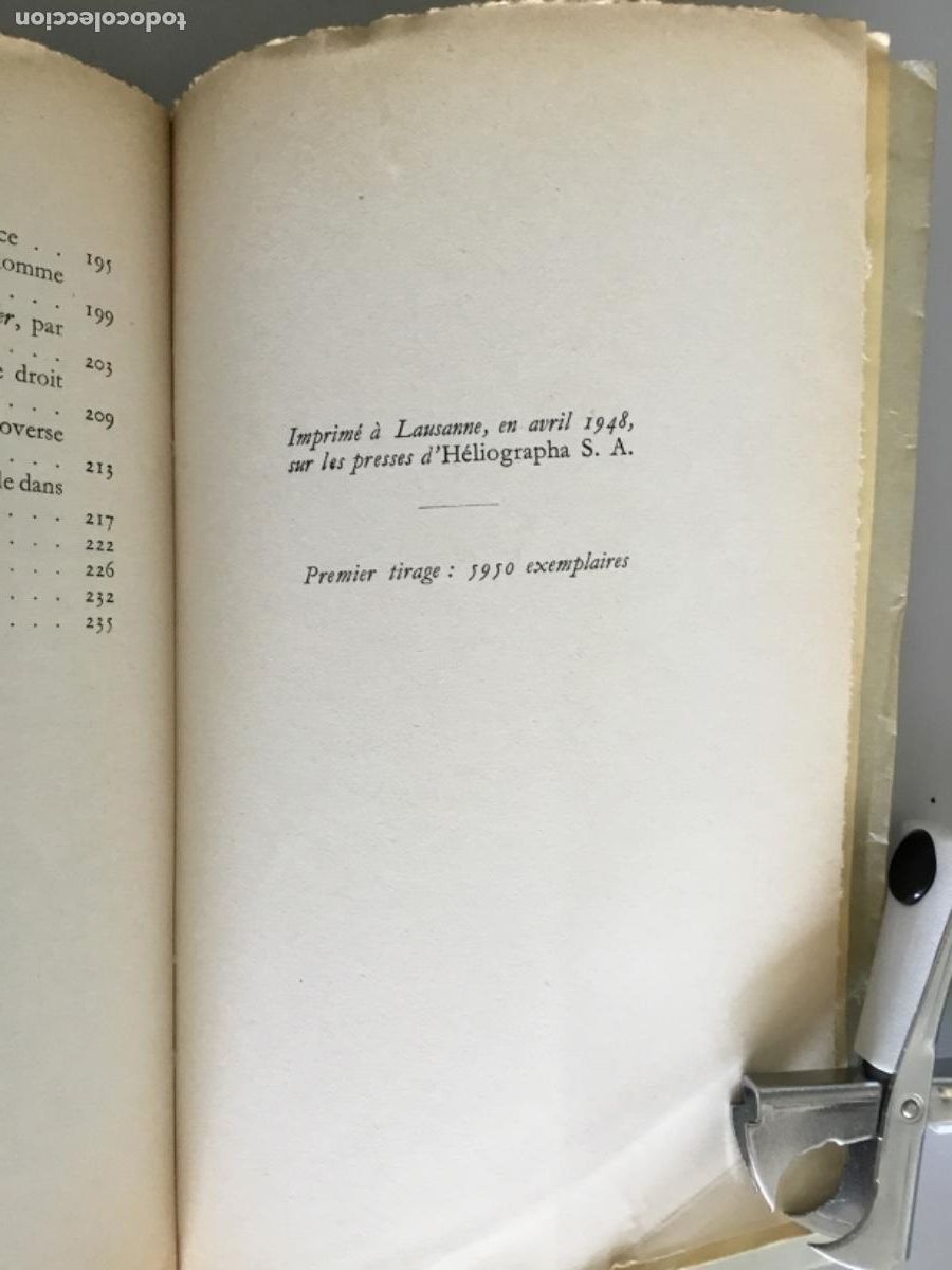 Libros de segunda mano: VOLTAIRE // TRAIT&Eacute; SUR LA TOLER&Aacute;NCE // 1948 - Foto 4