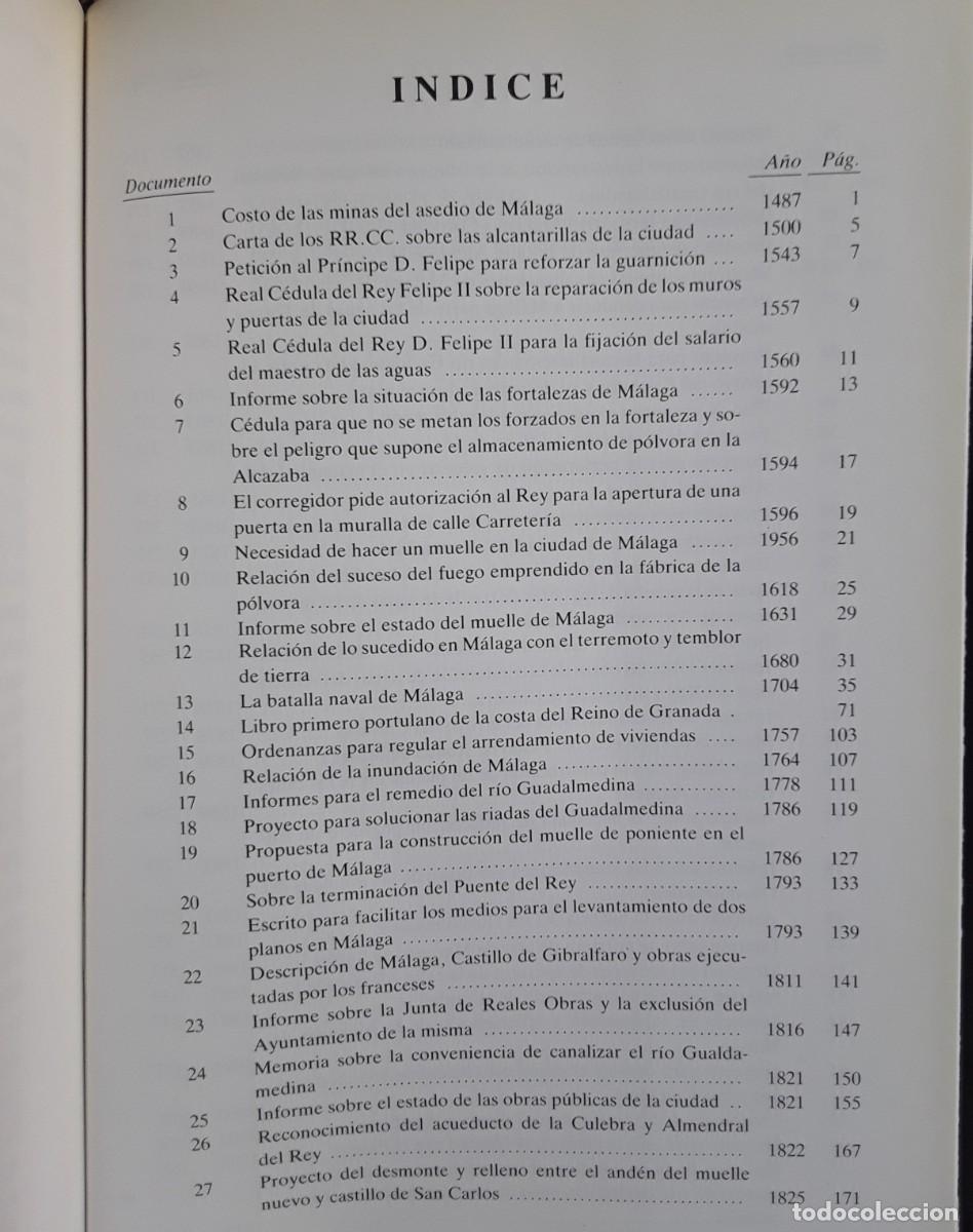Libros de segunda mano: MISCEL&Aacute;NEA DE DOCUMENTOS HIST&Oacute;RICOS URBAN&Iacute;STICOS MALACITANOS. MANUEL OLMEDO CHECA. - Foto 5