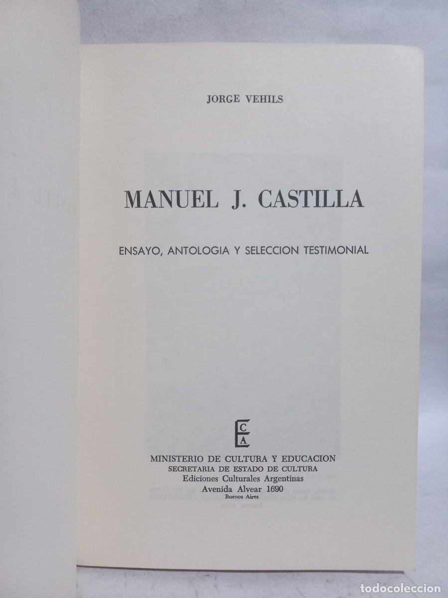 Libros de segunda mano: Jorge Vehils - Manuel J. Castilla - Primera edici&oacute;n - 1981 - Foto 3