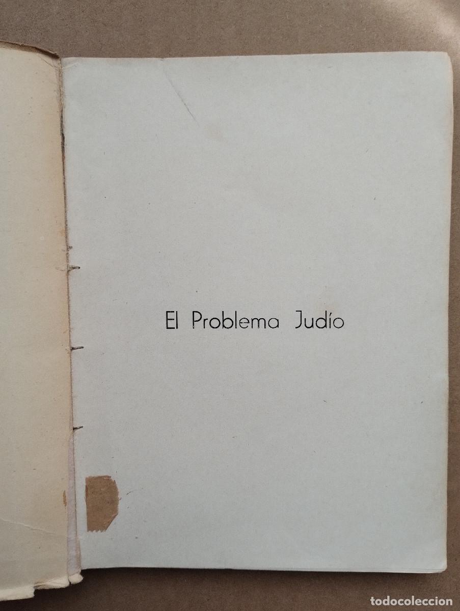 Libros de segunda mano: Alfonso Castro. El Problema Judio. Ediciones Rubi&ntilde;os - Foto 2