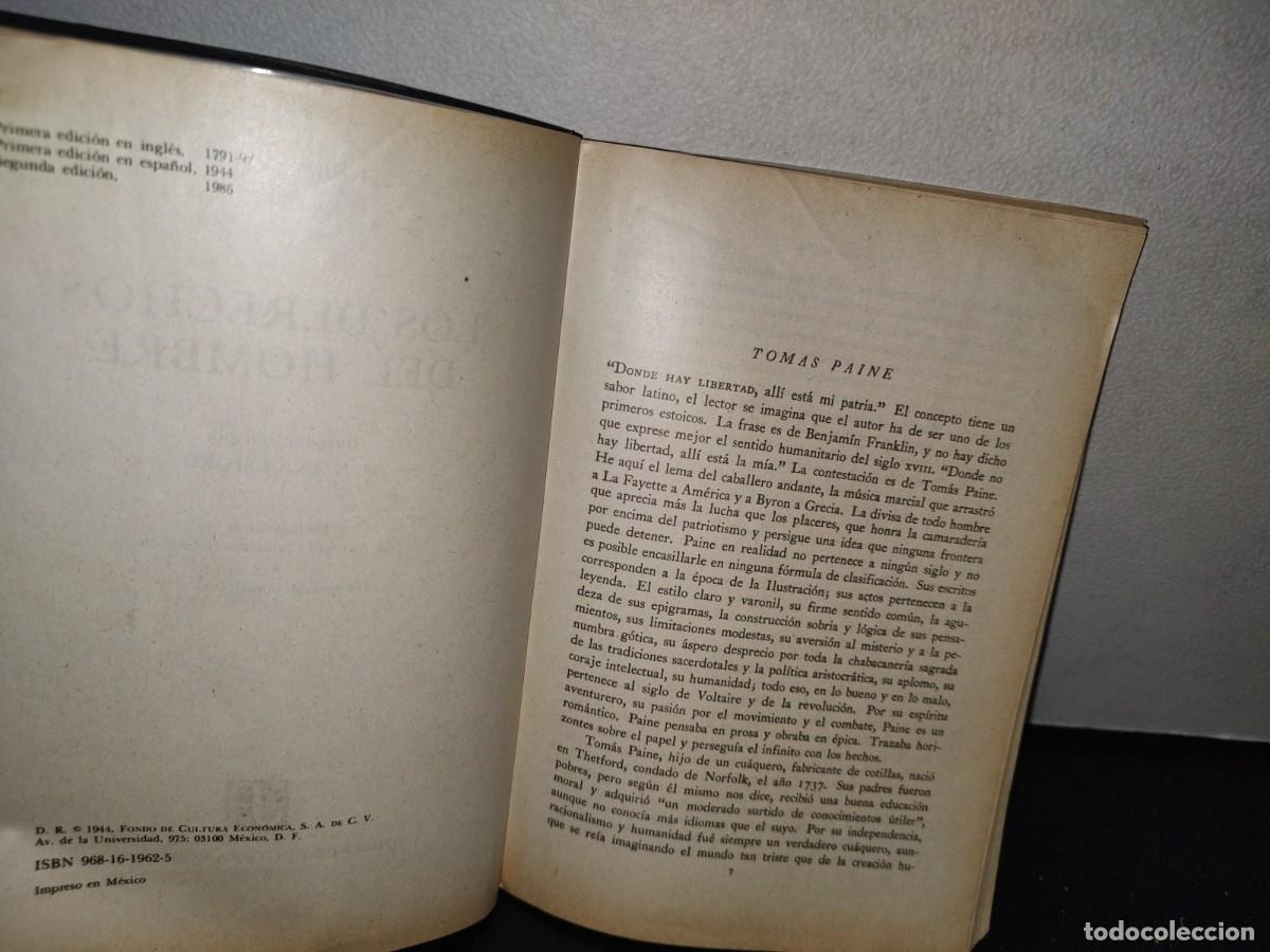 Libros de segunda mano: 70- LOS DERECHOS DEL HOMBRE - THOMAS PAINE - Foto 5