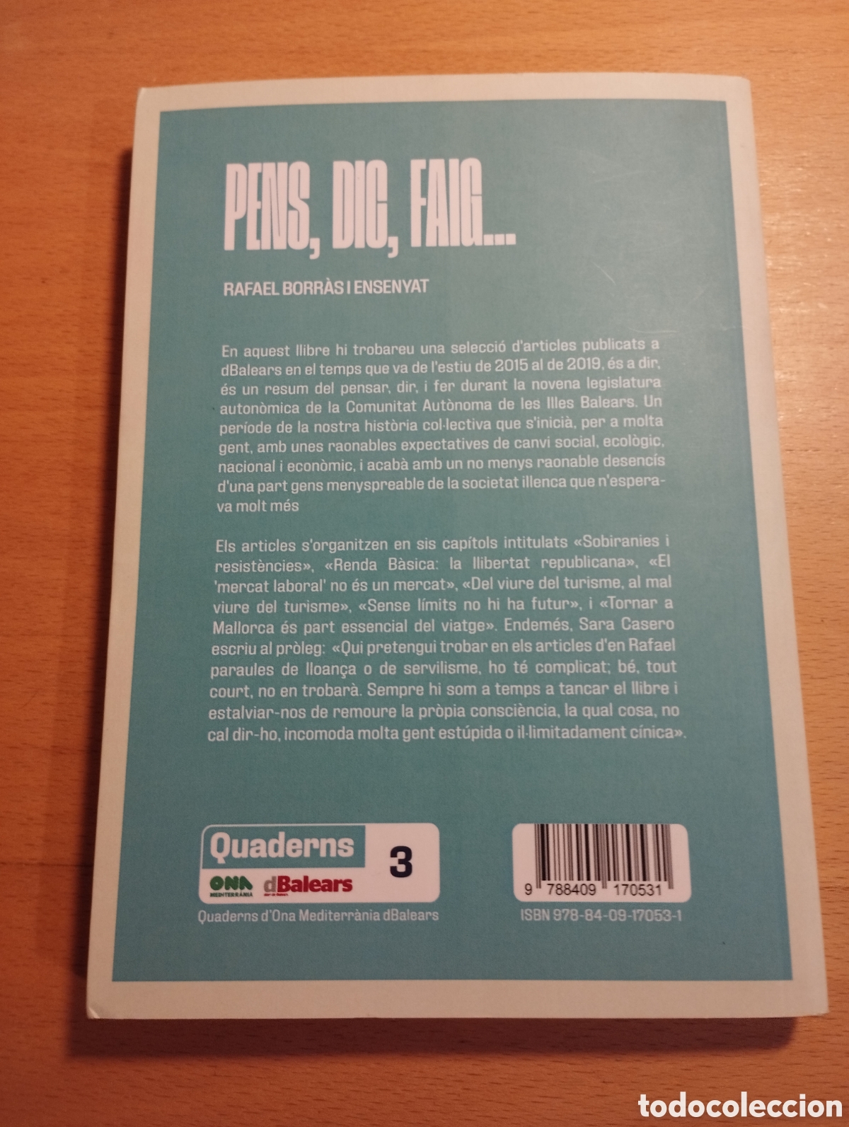 Libros de segunda mano: PENS, DIC, FAIG... (RAFAEL BORR&Agrave;S I ENSENYAT) - Foto 6