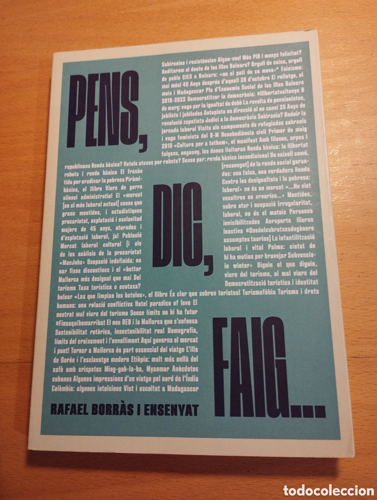 Libros de segunda mano: PENS, DIC, FAIG... (RAFAEL BORR&Agrave;S I ENSENYAT) - Foto 1