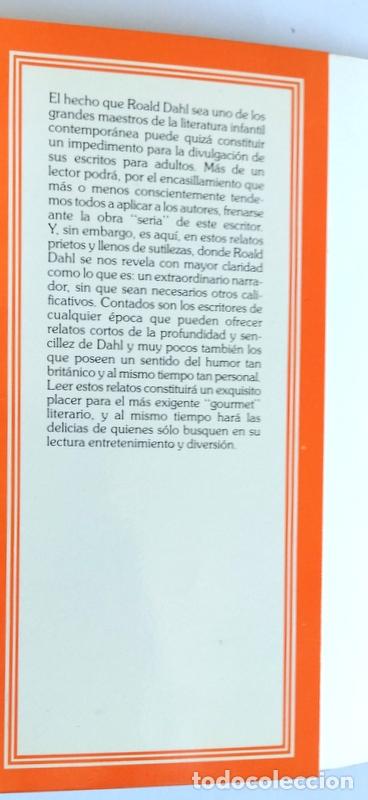 Libros de segunda mano: GENESIS Y CATASTROFE - ROALD DAHL - EDITORIAL DEBATE. 1985 - Foto 2