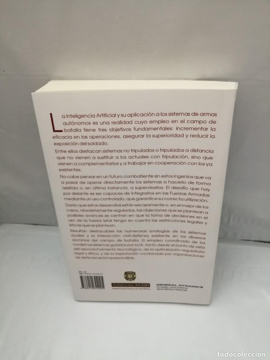 Libros de segunda mano: Sistemas aut&oacute;nomos y rob&oacute;tica inteligente en Defensa - Foto 2
