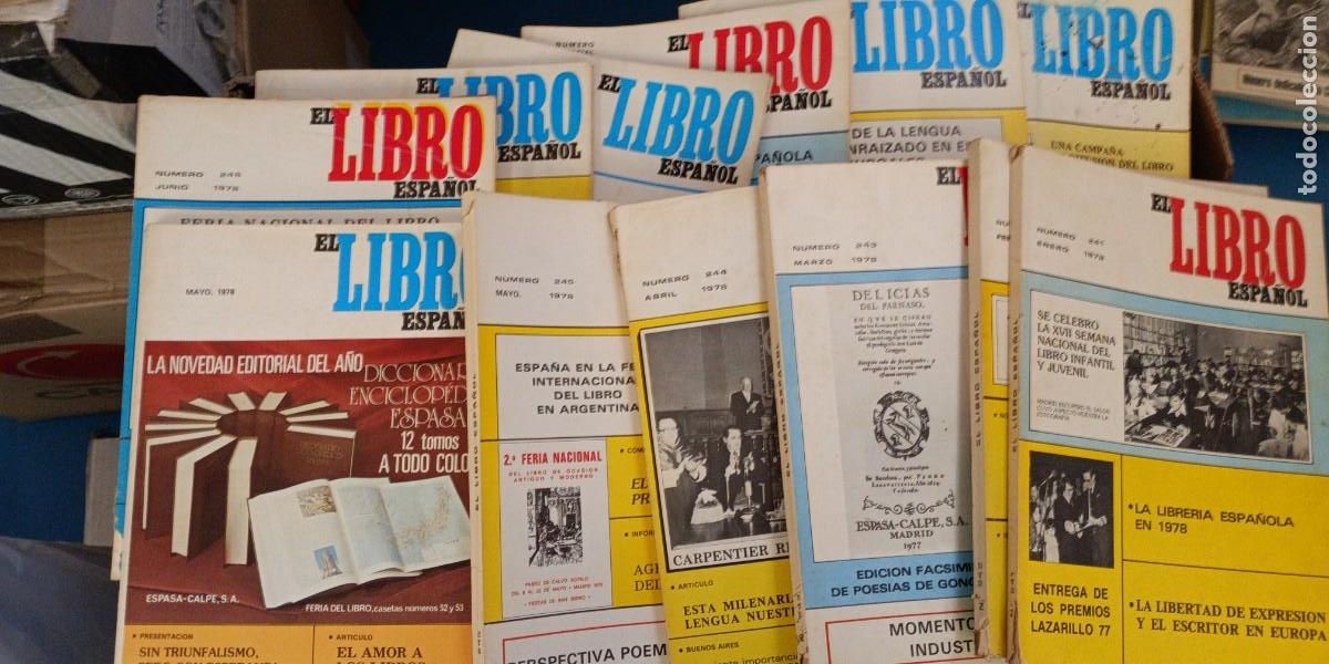 Libros de segunda mano: EL LIBRO ESPA&Ntilde;OL. A&Ntilde;O 1978 COMPLETO. 13 N&Uacute;MEROS - Foto 1