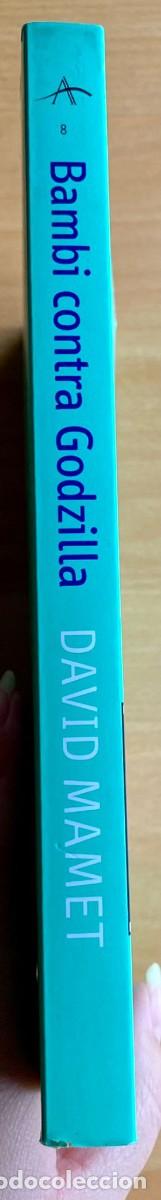 Libros de segunda mano: Bambi contra Godzilla, de David Mamet - Foto 2