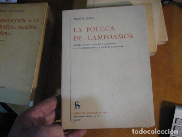 Libros de segunda mano: La po&eacute;tica de Campoamor VICENTE GAOS Gredos