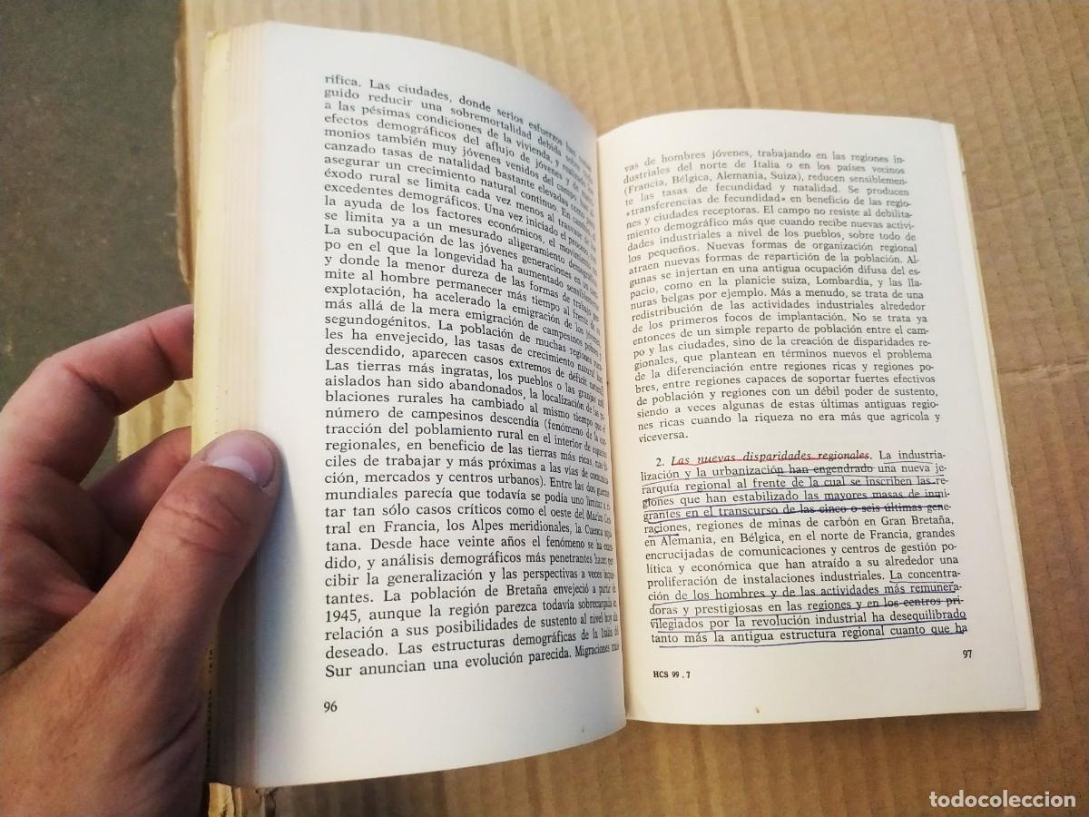 Libros de segunda mano: Poblaci&oacute;n y poblamiento - Pierre George - Foto 5