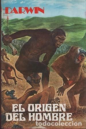 Libros de segunda mano: El origen del hombre. Darwin. 2 tomos - Foto 2