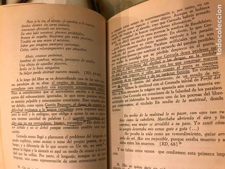 Libros de segunda mano: El espacio y las m&aacute;scaras. Introducci&oacute;n a la lectura de Cernuda. Jenaro Talens. - Foto 3