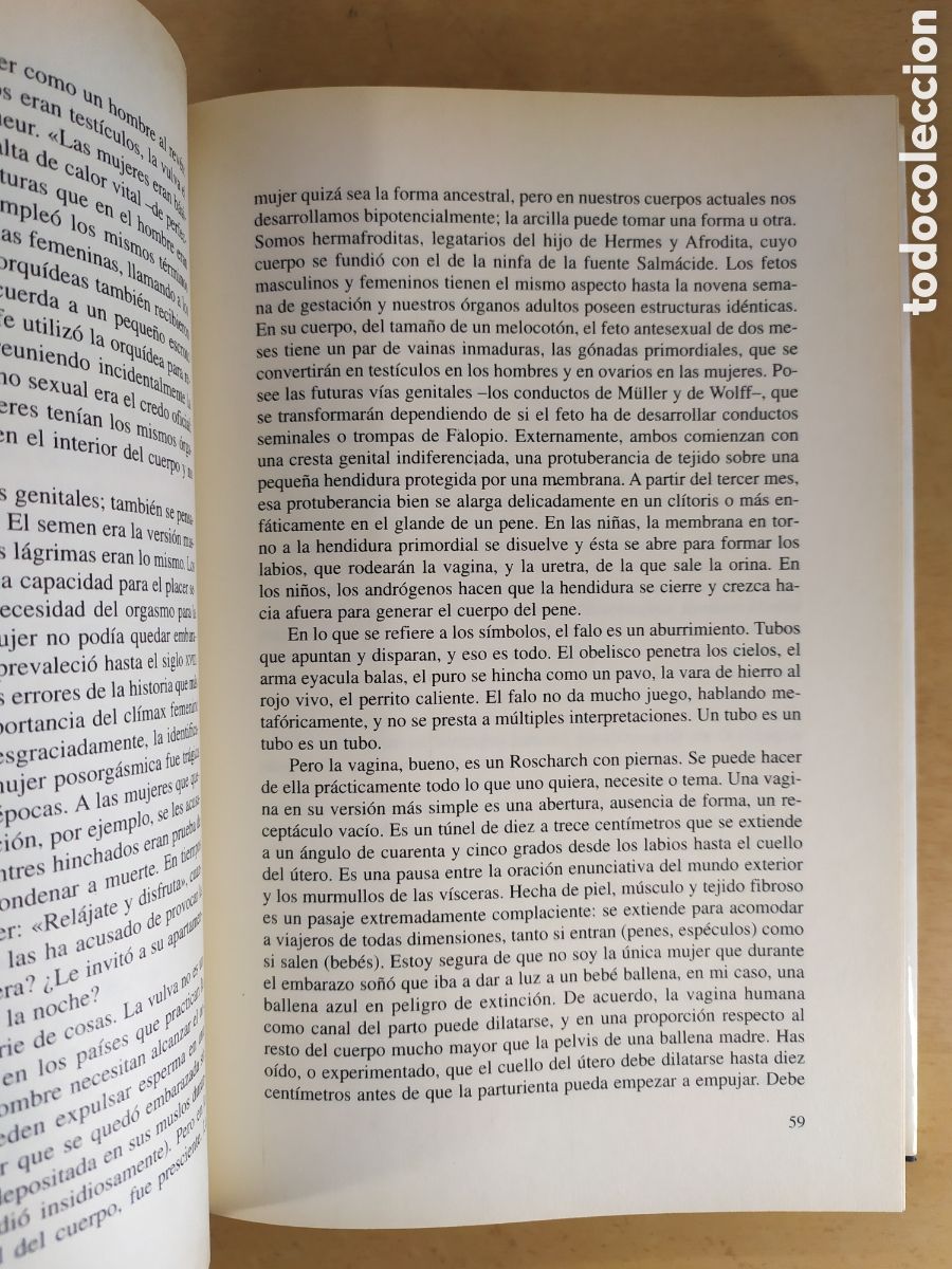 Libros de segunda mano: MUJER UNA GEOGRAF&Iacute;A INTIMA / NATALIE ANGIER / 2000. DEBATE - Foto 3