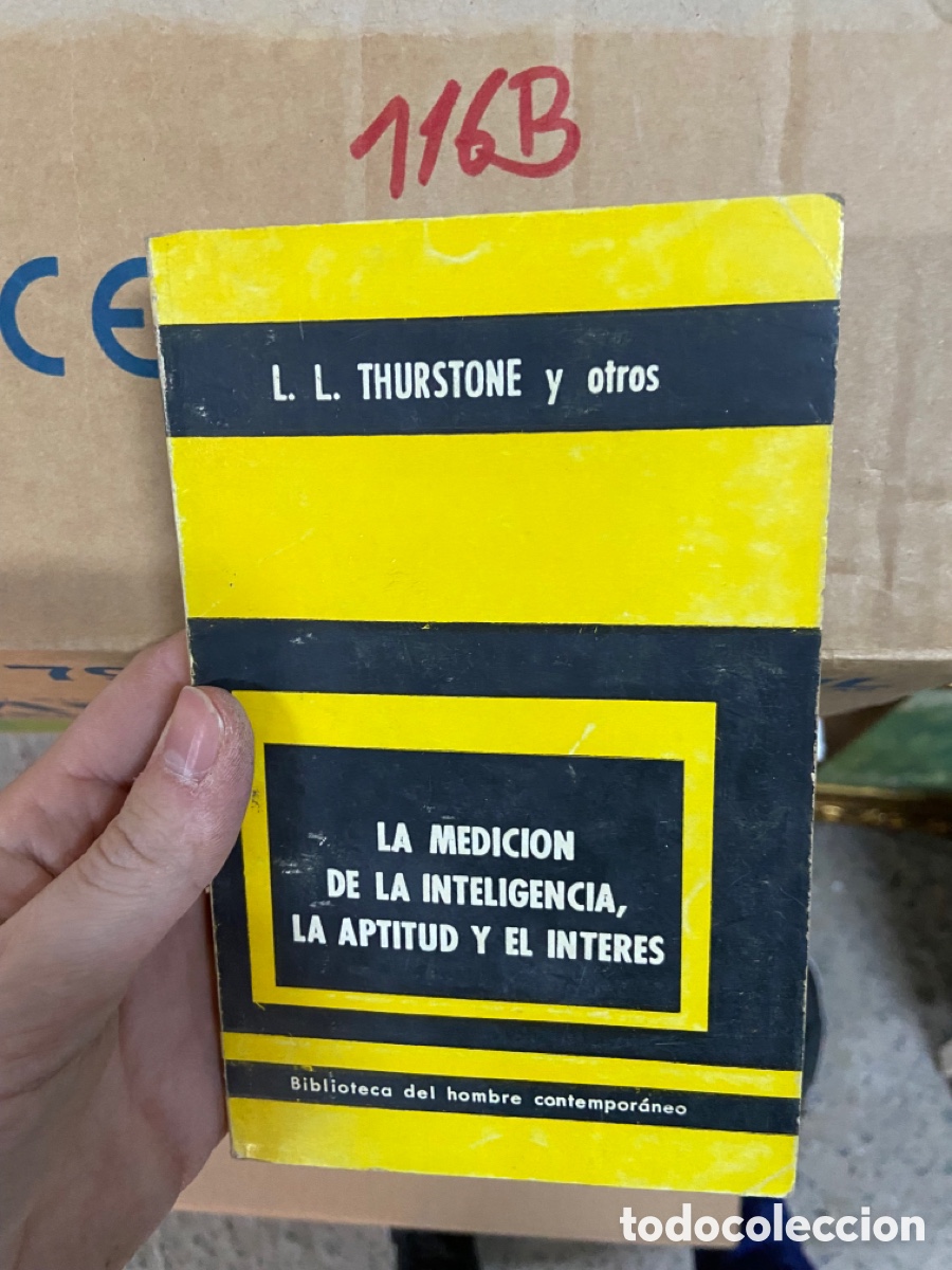 Libri di seconda mano: 116B L. L. THURSTONE y otros LA MEDICION DE LA INTELIGENCIA, LA APTITUD Y EL INTERES