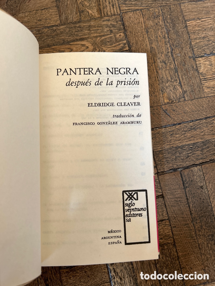 Libros de segunda mano: Pantera negra - Eldridge Cleaver - Siglo XXI Editores (1971) - Foto 3
