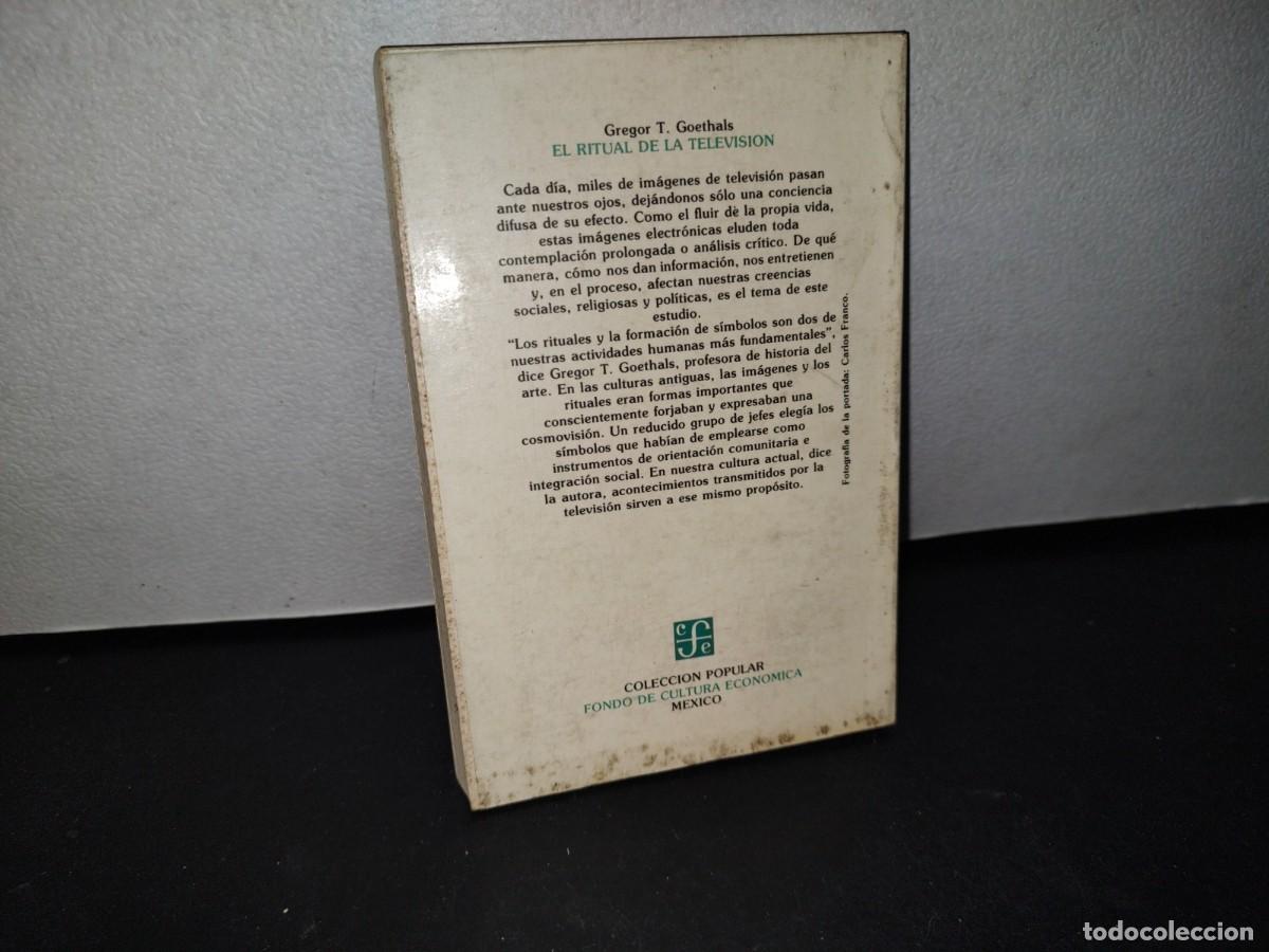 Libros de segunda mano: 73- EL RITUAL DE LA TELEVISI&Oacute;N - GREGOR T. GOETHALS - Foto 3