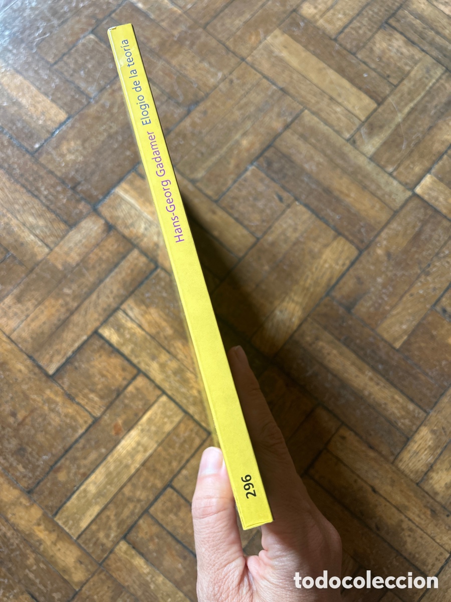 Libros de segunda mano: Elogio de la teor&iacute;a - Hans Georg Gadamer - Pen&iacute;nsula (2000) - Foto 4