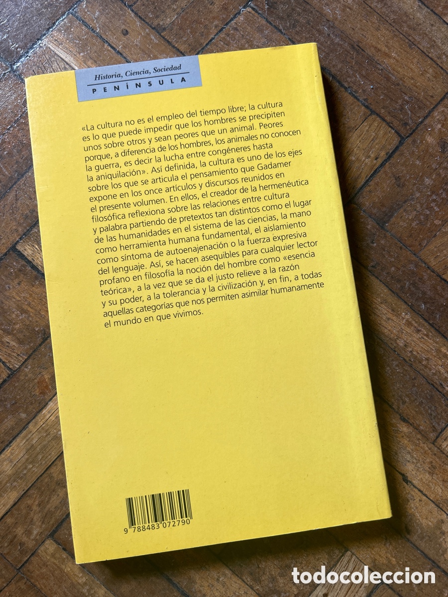 Libros de segunda mano: Elogio de la teor&iacute;a - Hans Georg Gadamer - Pen&iacute;nsula (2000) - Foto 5