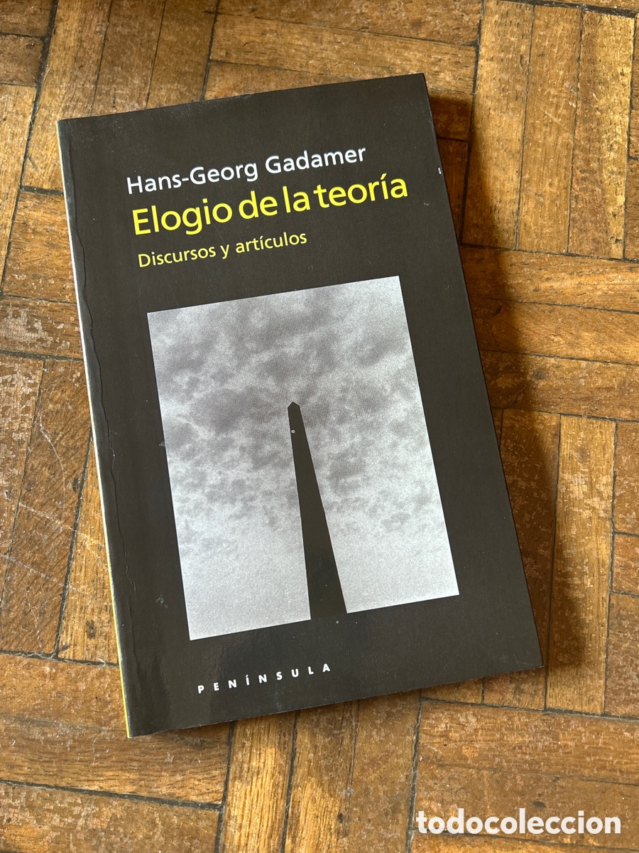 Libros de segunda mano: Elogio de la teor&iacute;a - Hans Georg Gadamer - Pen&iacute;nsula (2000) - Foto 1