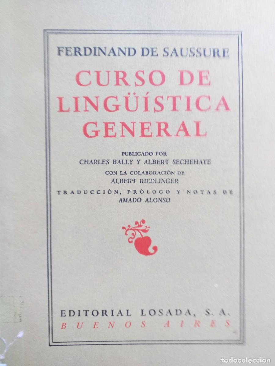 Libros de segunda mano: curso de ling&uuml;&iacute;stica general Ferdinand de Saussure - Foto 1