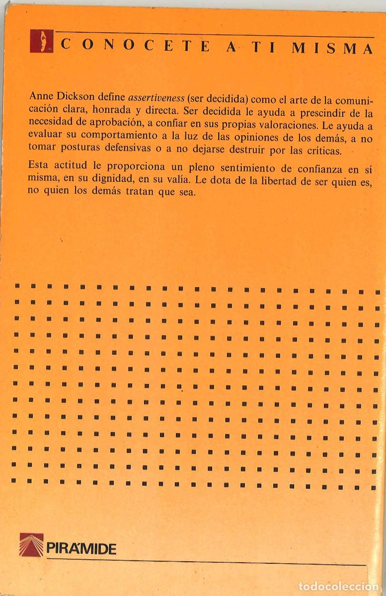 Libros de segunda mano: La mujer y sus derechos. Anne Dickson. 1986 - Foto 2