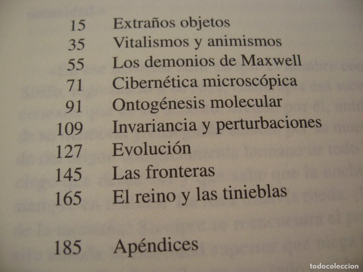 Libros de segunda mano: JACQUES MONOD. EL AZAR Y LA NECESIDAD. EDITORES TUSQUETS 2016 - Foto 6