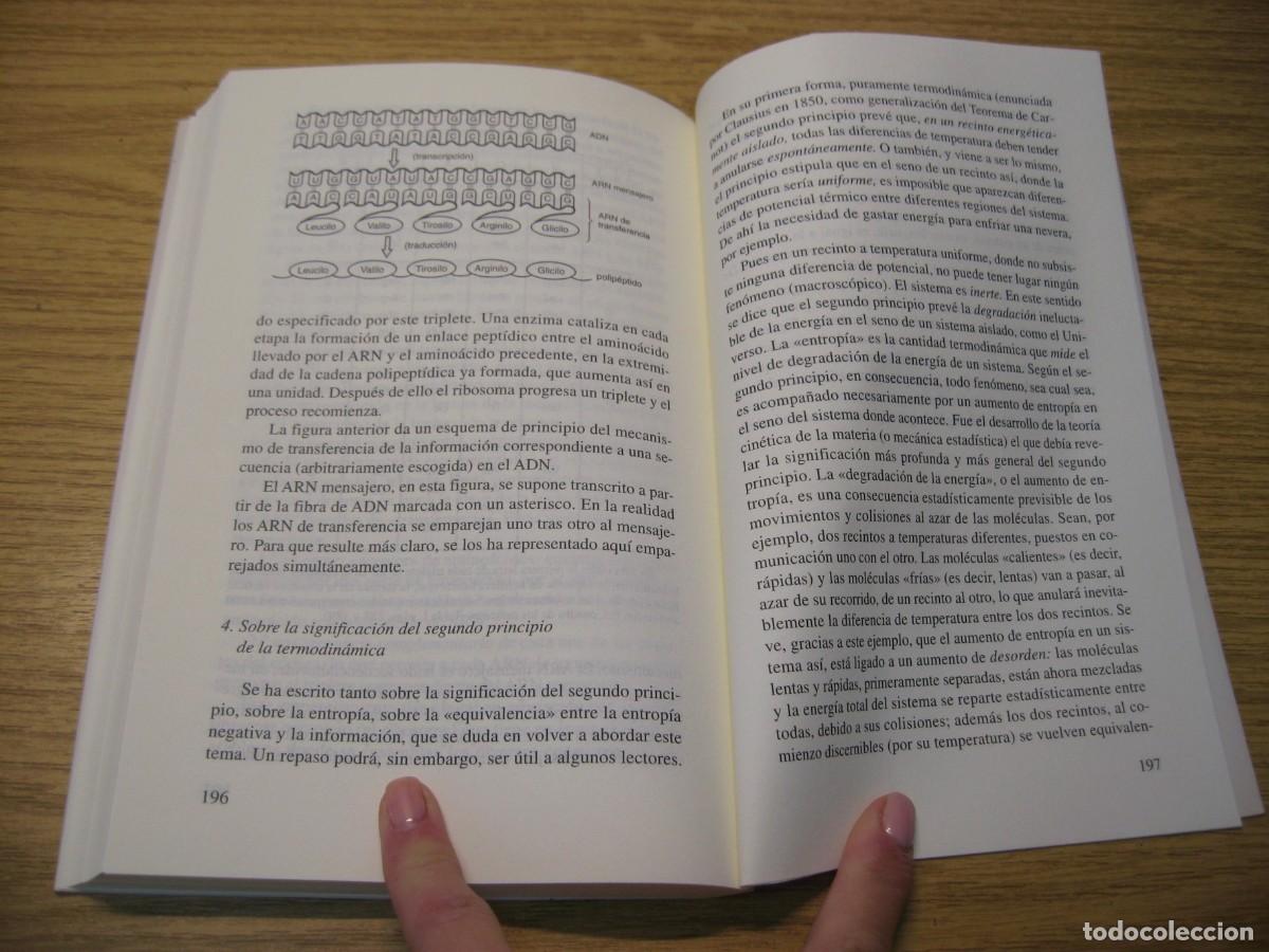 Libros de segunda mano: JACQUES MONOD. EL AZAR Y LA NECESIDAD. EDITORES TUSQUETS 2016 - Foto 12