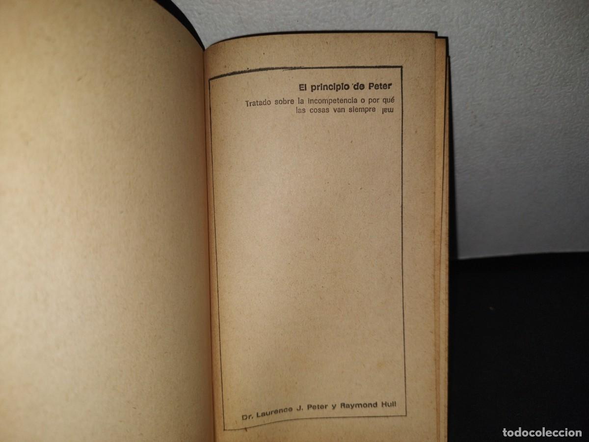 Libros de segunda mano: 74- EL PRINCIPIO DE PETER - DR. LAURENCE J. PETER - 1975 - Foto 4