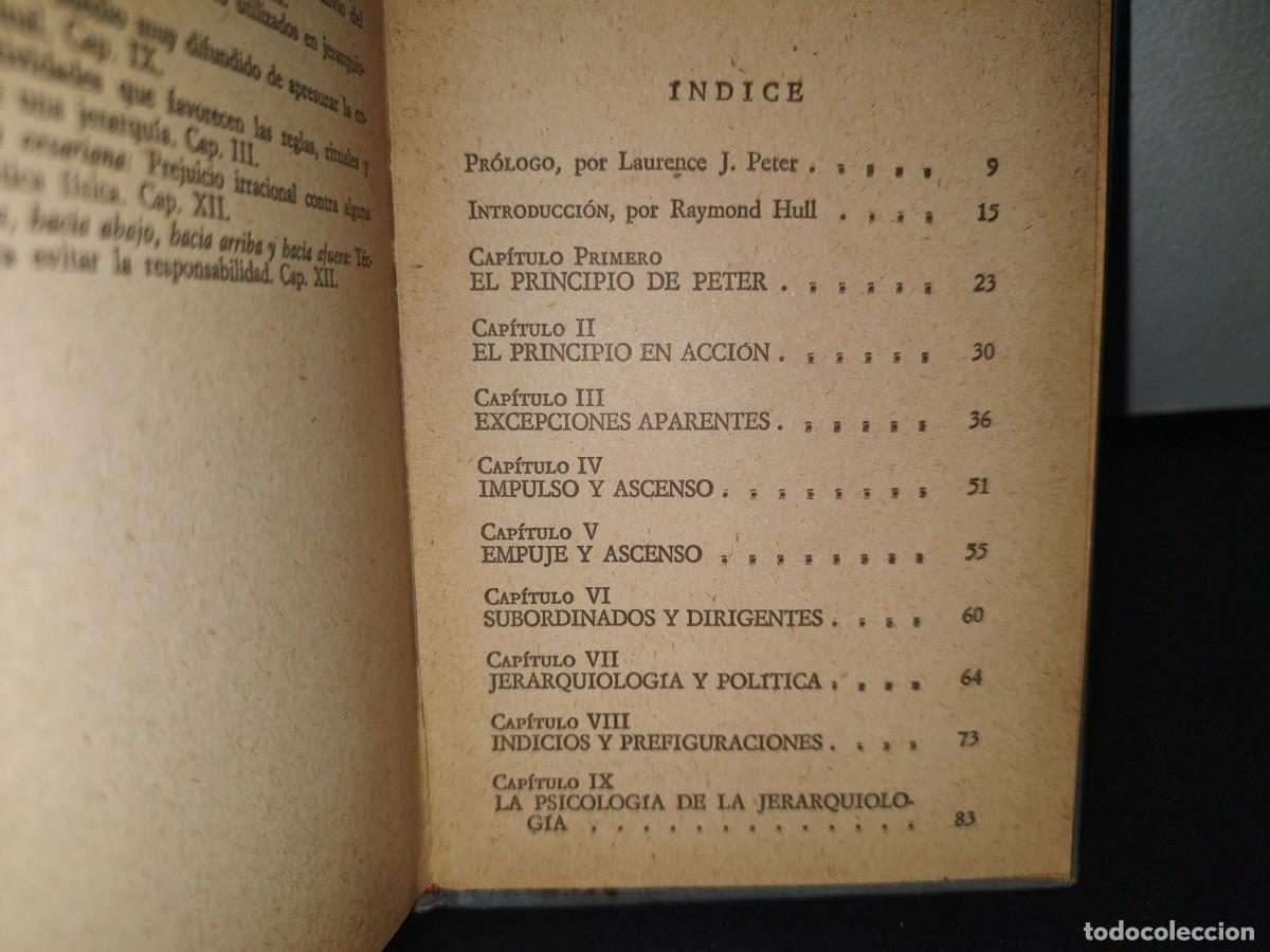 Libros de segunda mano: 74- EL PRINCIPIO DE PETER - DR. LAURENCE J. PETER - 1975 - Foto 7