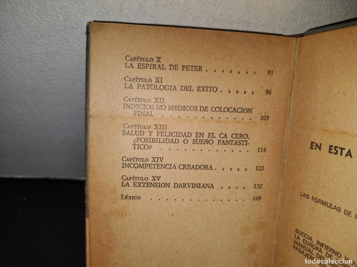 Libros de segunda mano: 74- EL PRINCIPIO DE PETER - DR. LAURENCE J. PETER - 1975 - Foto 8