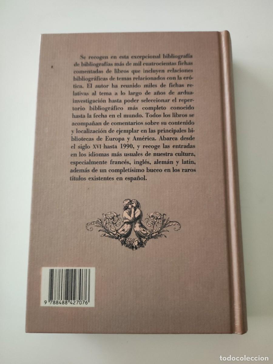 Libros de segunda mano: Bibliotheca er&oacute;tica. Jos&eacute; Antonio Cerezo - Foto 2