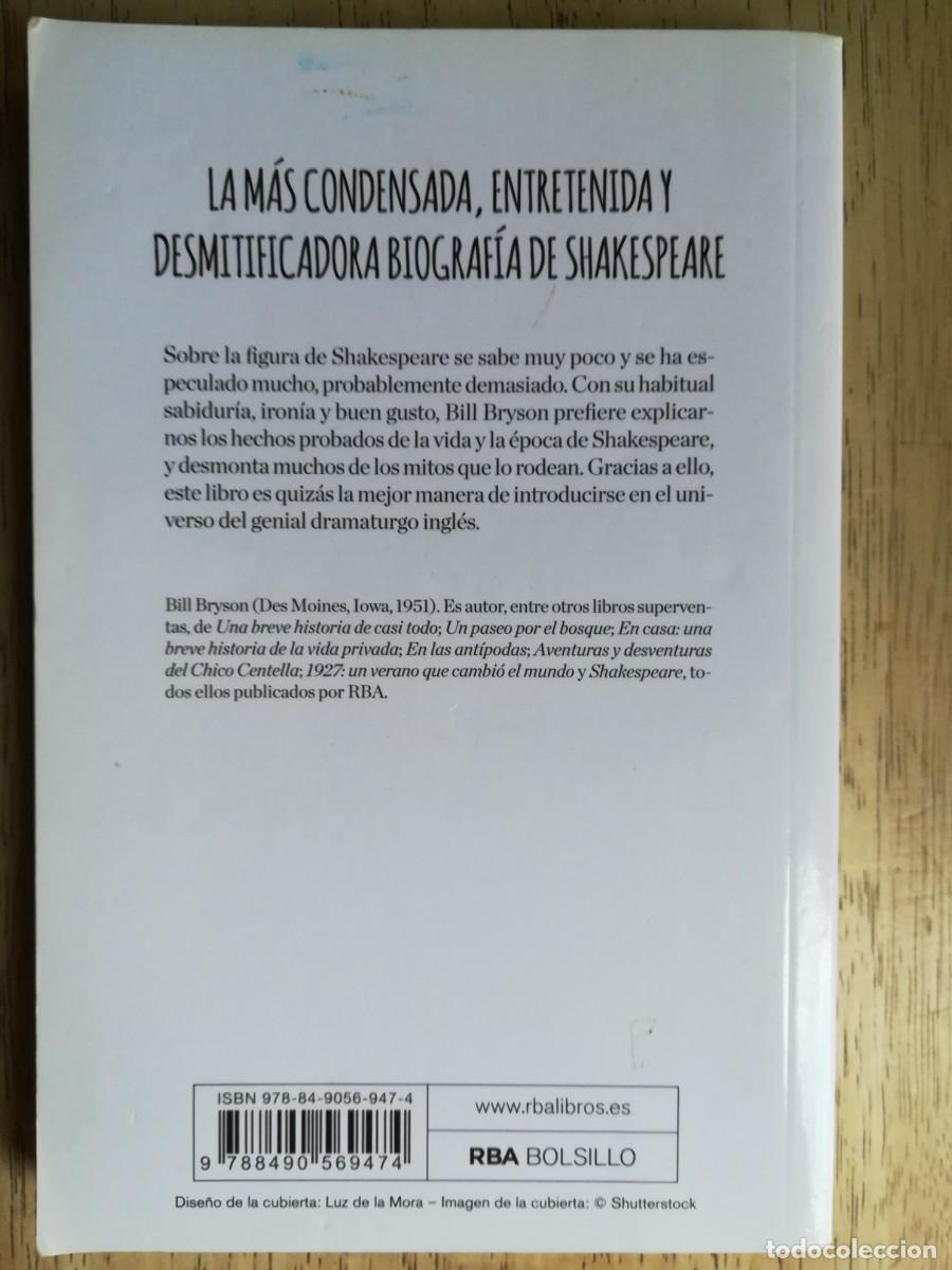 Libros de segunda mano: Shakespeare. Bill Bryson - Foto 2